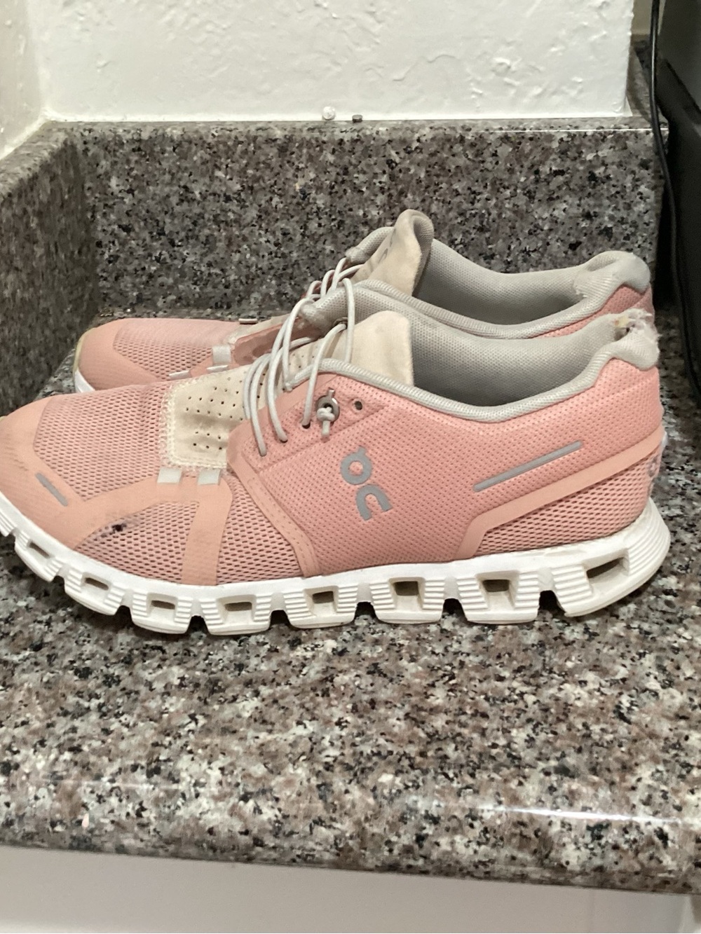 On Running Pink Mesh Women's Athletic Sneakers